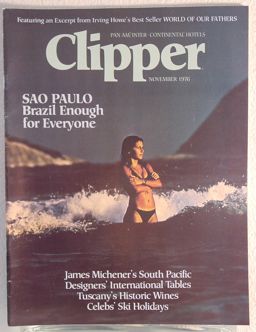 1976 November, Clipper in-flight Magazine with a cover story on Sao Paulo, Brazil.
